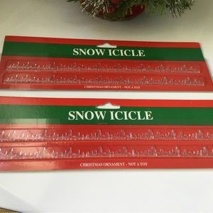 Snow Icicle strips for Christmas Village